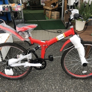 未使用新品 ミムゴ フィールドチャンプ　 26インチ折畳自転車6段ギアFIELD CHAMP
