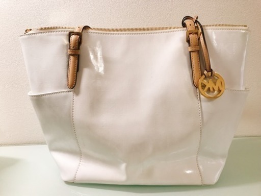 [美品]白トートバッグ