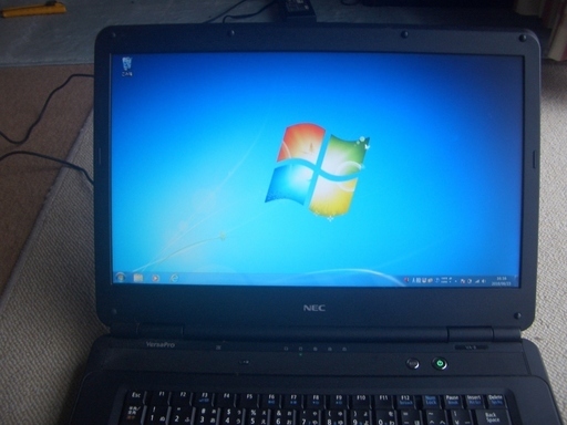 Windows7 　ノートパソコン　NEC PC-VK22EAZCB 　すぐに使用できます