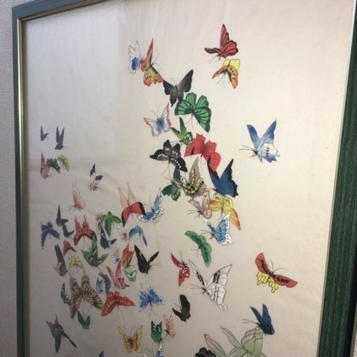 蝶と花のインテリア絵画 大きいサイズ たろう 伊勢原のその他の中古あげます 譲ります ジモティーで不用品の処分