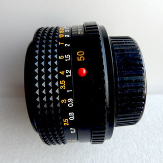 ミノルタMinoltaのMD Rokkor 50mm f1.7 レンズ