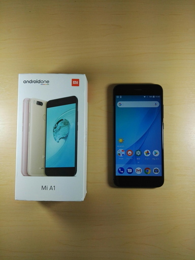 ☆美品 Xiaomi Mi A1 android one 4G/32GB ダブルレンズ Android8.0 DSDS機能 SIMフリー