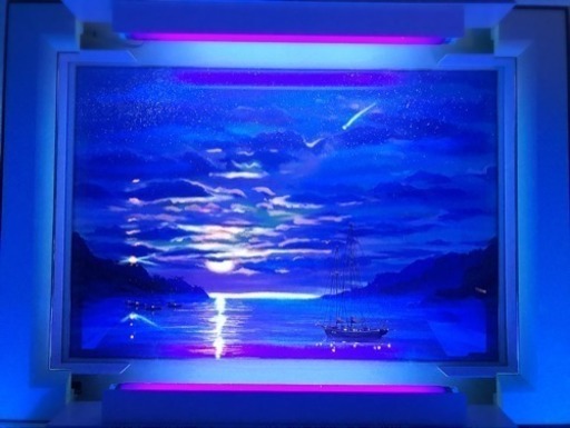 ブラックライトで光る 大きな絵画 Co Blue 淵野辺のその他の中古あげます 譲ります ジモティーで不用品の処分
