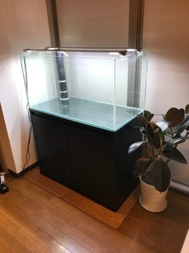 オーバーフロー水槽90cm（台セット）自宅まで引取り可能な方のみ