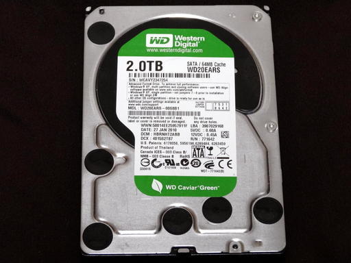 ２台セット WD(WesternDigital) 2TB SATA HDD 3.5インチ  その２