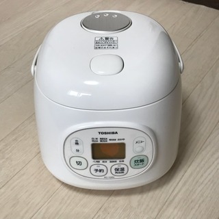 【完了】東芝 炊飯器 TOSHIBA 3合 0.54L RC-Y5RV