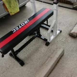 アイロテックベンチとバーベルのセット