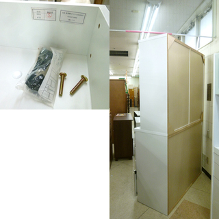 ニトリ 大型 大容量 食器棚 「ボスティア」スライド扉 幅120cm ソフトクローズ　札幌　手稲区　西宮の沢