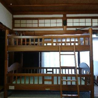 木製 二段ベッド  *オカムラ* 