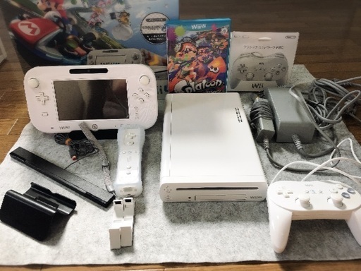 美品 WiiU マリオカート8セット（32GB）