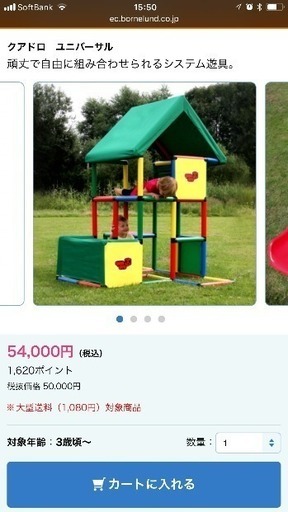 ジャングルジム  クアドロ ユニバーサル （ボーネルンド）