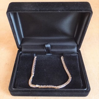 K18 18金 チェーンブレスレット19cm 約5g◆王道の人気