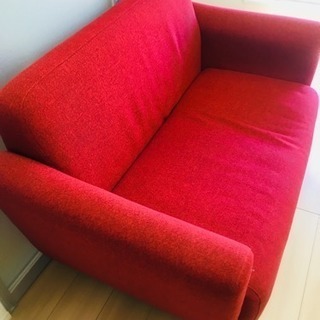 フランフランの赤いソファ（難あり）