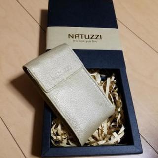 新品未使用 natuzzi レザー 小物入れ ポーチ シガーケース
