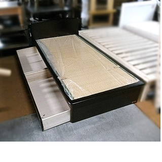 札幌 畳は新品!【畳ベッド シングル フランスベッド 】日本製 FranceBed 引出し×2 ブラウン/茶系 本郷通店