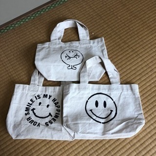 トートバッグ ハンドメイド ニコちゃん