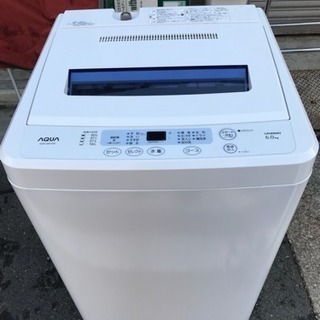 888♡洗濯機5kg AQUA 小型 美品 23年製 単身 一人暮らし 設置無料