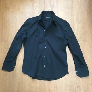 azabu tailor 黒ドレスシャツ