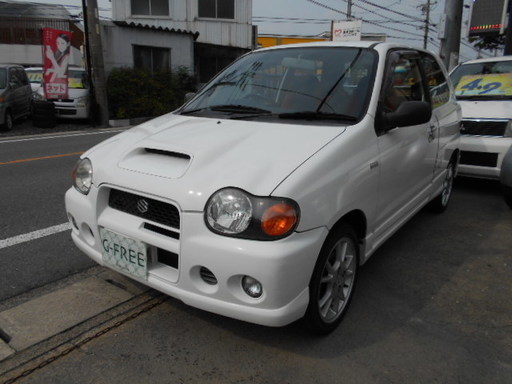 平成１１年式スズキアルトワークスieターボ３ドア７８８００キロ ｇ ｆｒｅｅ 中村公園のアルトの中古車 ジモティー