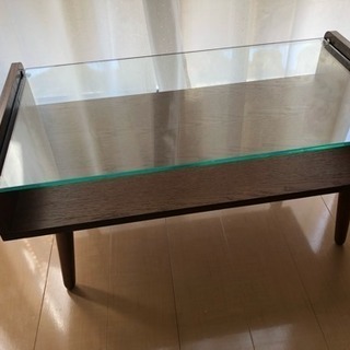 【ご商談中】ガラステーブル  ローテーブル