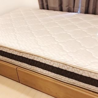 無印良品ベッド ダブルサイズ +マットFrance 