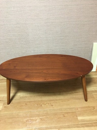 おしゃれなニトリの楕円形テーブル Yut4654 大阪のテーブル 座卓 ローテーブル の中古あげます 譲ります ジモティーで不用品の処分