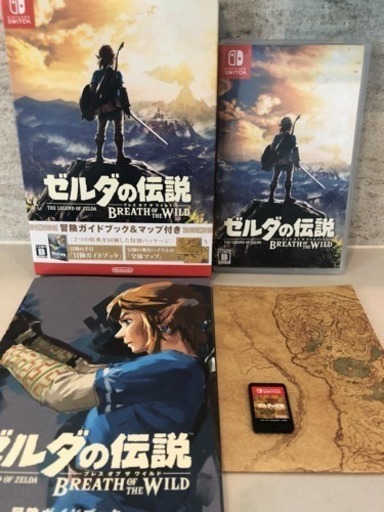 Switch ゼルダの伝説ブレスオブザワイルド ゲームで使えるアミーボカード２２体付き
