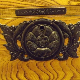 岩谷堂箪笥　重厚金具　岩谷堂たんす　5段整理箪笥　伝統工芸品　幅106ｃｍ　札幌　西岡発　