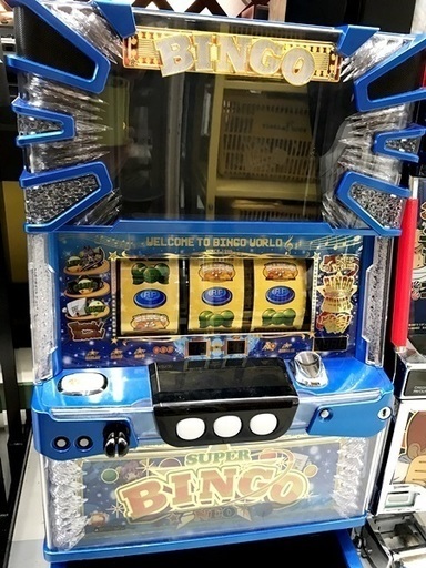 中古　スロット　スーパービンゴネオ　BINGO　コイン不要機