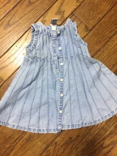6 12ヶ月 Gap デニムワンピース ふじた 京成中山のベビー用品 ベビー服 の中古あげます 譲ります ジモティーで不用品の処分