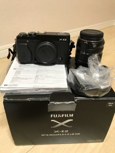 富士フイルム FUJIFILM X-E2 レンズキット ブラック XF18-55mmF2.8-4 ミラーレス 一眼 カメラ