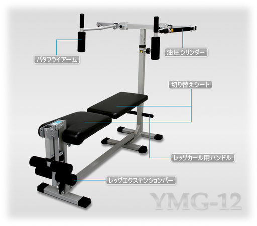 エクササイズマシン 負荷調節機能付マルチジム ヤマトヒューマン 【健康器具】