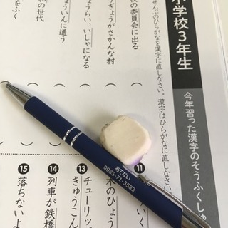 小学生の宿題と宅習に取り組みます。