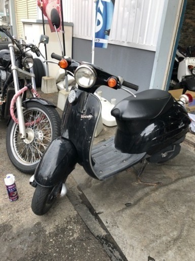 SUZUKI ヴェルデ 黒色 シャッター鍵タイプ 2サイクル原付 福岡市南区