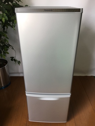 ★☆☆一人暮らし 単身用 美品 Panasonic パナソニック 168L 2ドア冷凍冷蔵庫 NR-B178W-S シルバー 2016年製☆☆★