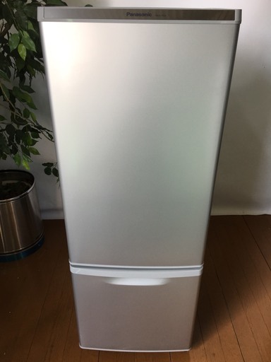 ★☆一人暮らし 単身用 美品 Panasonic パナソニック 168L 2ドア冷凍冷蔵庫 NR-B178W-S シルバー 2016年製☆★ 12996円