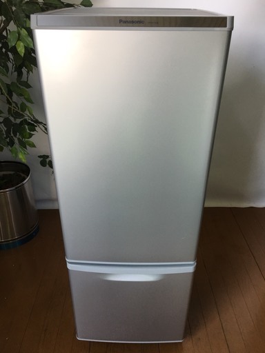 ☆☆一人暮らし 単身用 美品 Panasonic パナソニック 168L 2ドア冷凍冷蔵庫 NR-B178W-S シルバー 2016年製☆☆