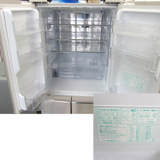 宮の沢店 シャープ 大容量 コンパクト 440L フレンチドア 6ドア