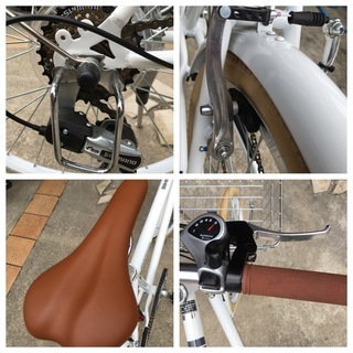 【新車】ミニベロ２０インチ　カゴ付き（当店オリジナル仕様）