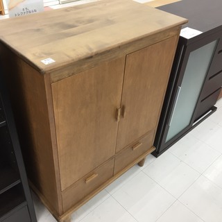 取りに来て頂ける方限定!未使用品の北欧風キャビネットのご紹介です