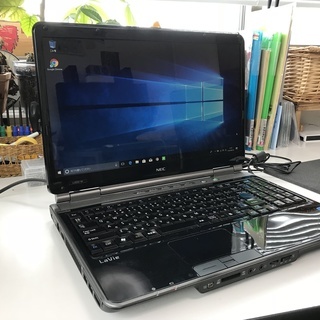 NEC - 大特価/Win10/ピアノレッド/NEC/メ4/HD500G/Wi-Fi 赤いパソコン NEC/ LL550T /Win10Pro/64/CPU (TM)2Duo-P8600