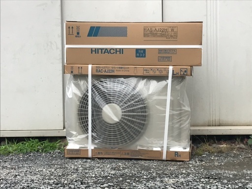 2新品 日立エアコン白くまくんRAS-AJ22H冷暖房 6畳用 保証書付 2018年製