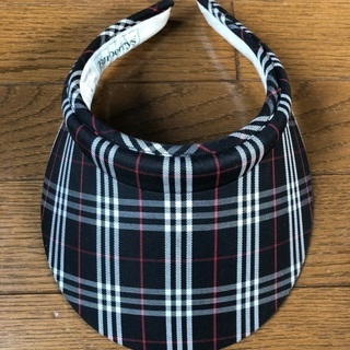 BURBERRYS レアなバーバリーチェックサンバイザー！ | gofactoring.cl