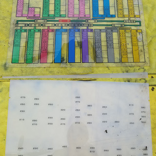 運賃表示板 都営地下鉄・明治神宮前？ 旧羽田駅が掲載なので1993～1998年？ 電車 鉄道 運賃表示 料金表示 運賃表示板 都営地下鉄・明治神宮前？ 旧羽田駅が掲載なので1993～1998
