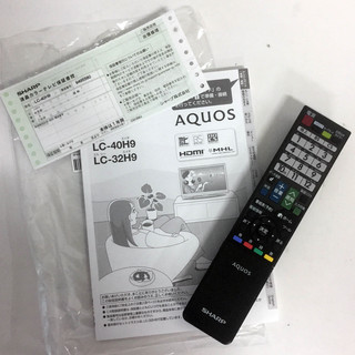 中古☆SHARP 液晶カラーテレビ LC-40H9 AQUOS 2013年製 外付けHDD録画対応 アクオス★福岡市内近郊配送料3,000円～★