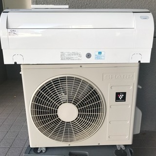 2016年 自動お掃除 6畳用 SHARP 高濃度プラズマクラスター 2.2kW ルームエアコン 板橋区