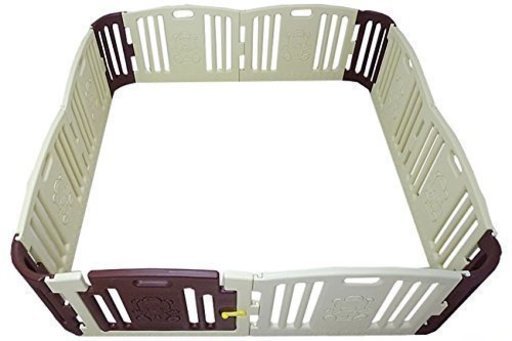 ベビーサークル 8枚パネル ベアゾーン（ベージュブラウン） BEAR ZONE