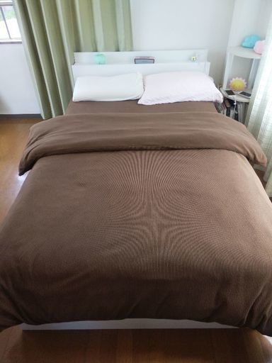 激安bed style セミダブルベッド(ポケットコインマット付き)
