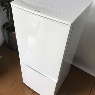 ◇◇ SHARP シャープ ノンフロン冷凍冷蔵庫 2ドア SJ-D14A-W 2015年製 良品