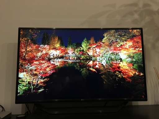 【美品】LG 4Kテレビ 43V型 液晶 4Kパネル/ウルトラスリムボディ/WebOS2.0 高画質 大型テレビ